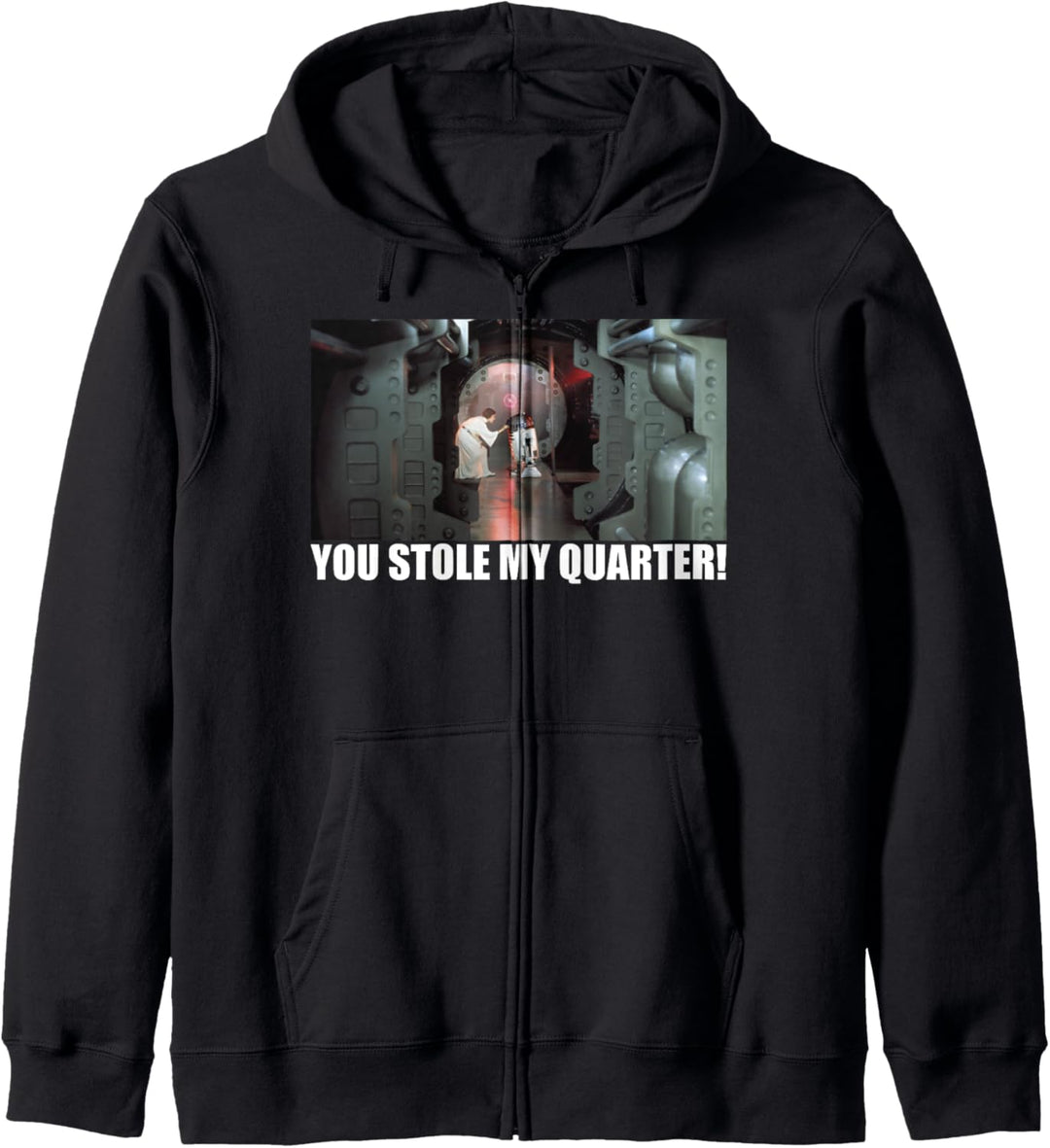 Star Wars Princess Leia & R2-D2 You Stole My Quarter Kapuzenjacke