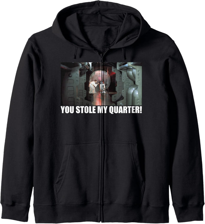 Star Wars Princess Leia & R2-D2 You Stole My Quarter Kapuzenjacke