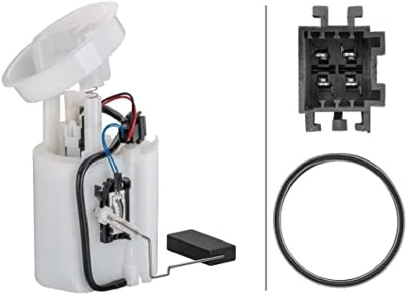 HELLA 8TF 358 106-331 Kraftstoff-Fördereinheit - elektrisch - 4-polig - mit Tankgeber/mit Dichtung