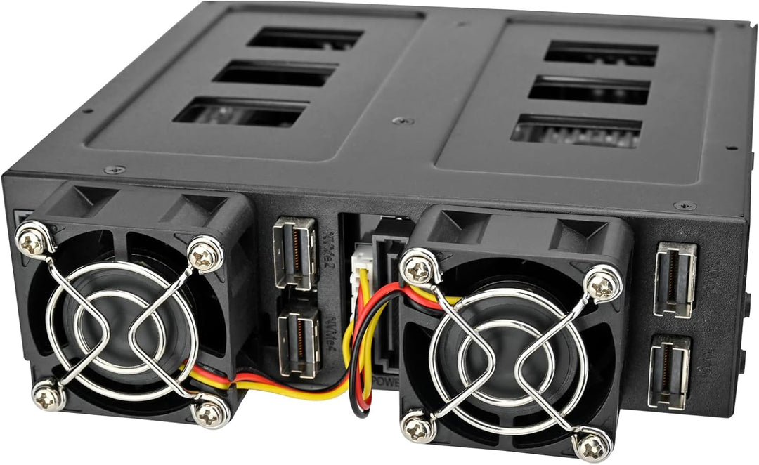 SilverStone Technology SST-FS204B-US - Adapterkäfig für einzelne 5,25-Zoll-Geräteschächte für Vier U