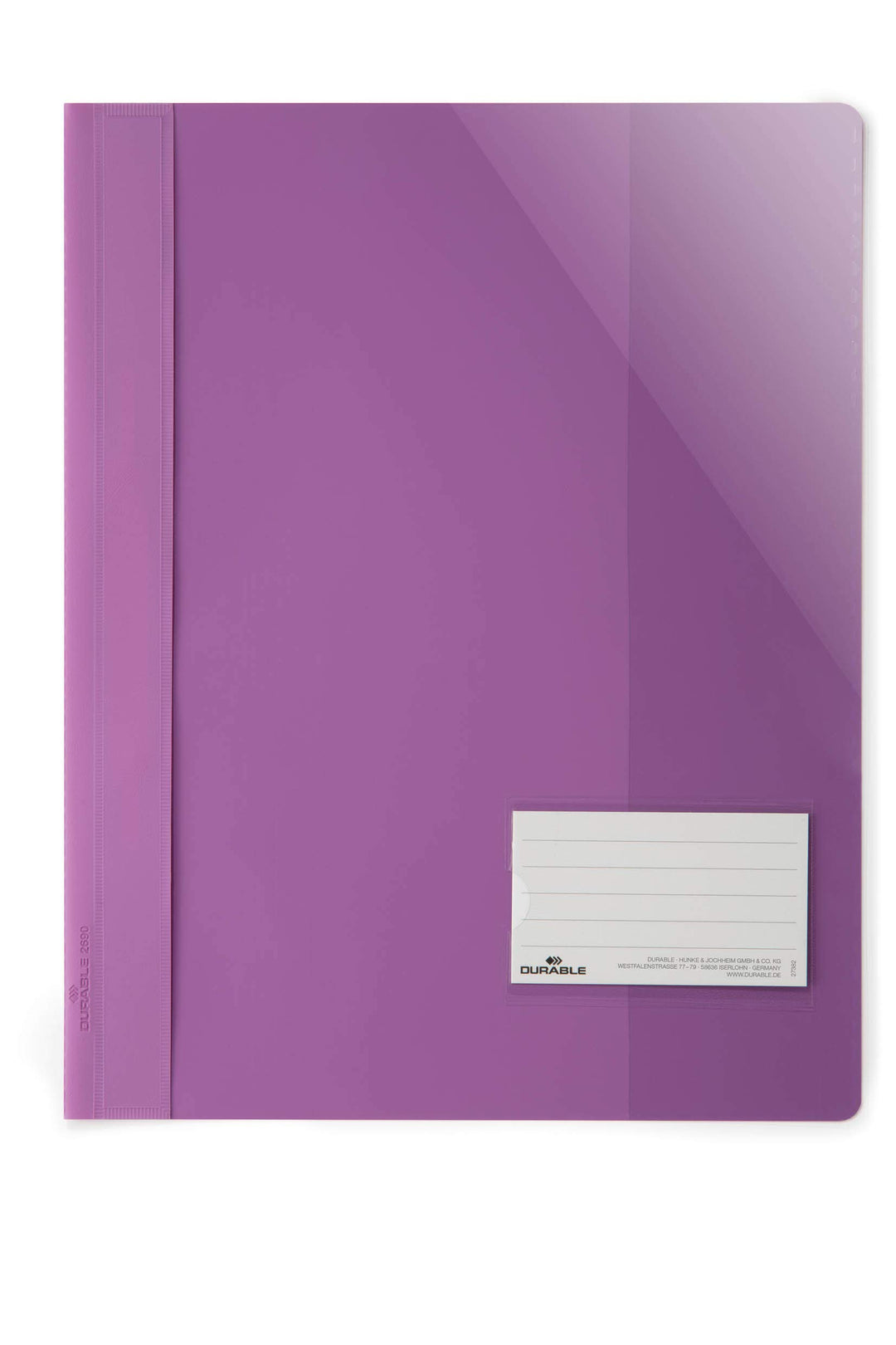 Durable Sichthefter für Din A4, Überbreite, lila, 25er Packung, 269012, lila