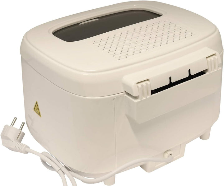 Fritteuse DESKI 1800 Watt 2,5 Liter Edelstahl weiss