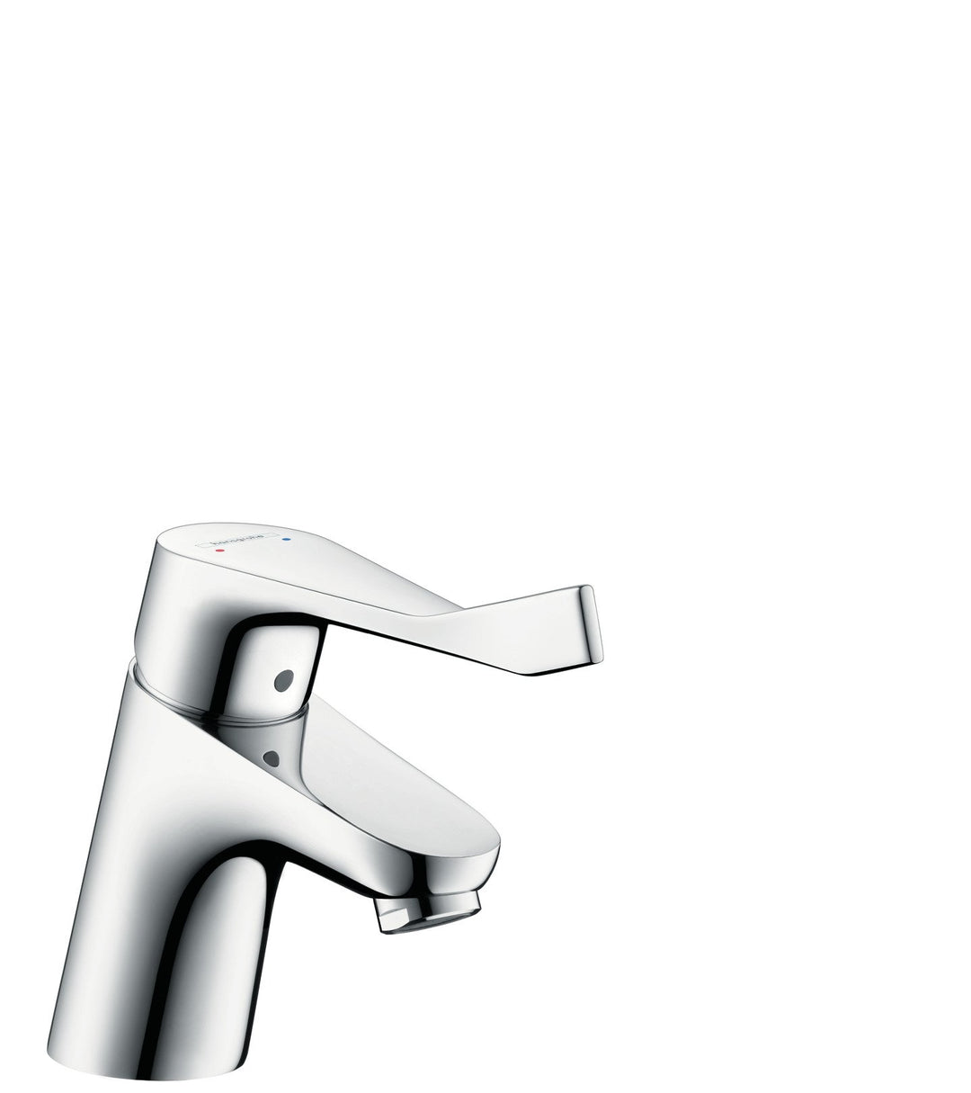 hansgrohe Wasserhahn Focus Care (Armatur mit Auslauf Höhe 70mm und langem Griff), Chrom Auslaufhöhe