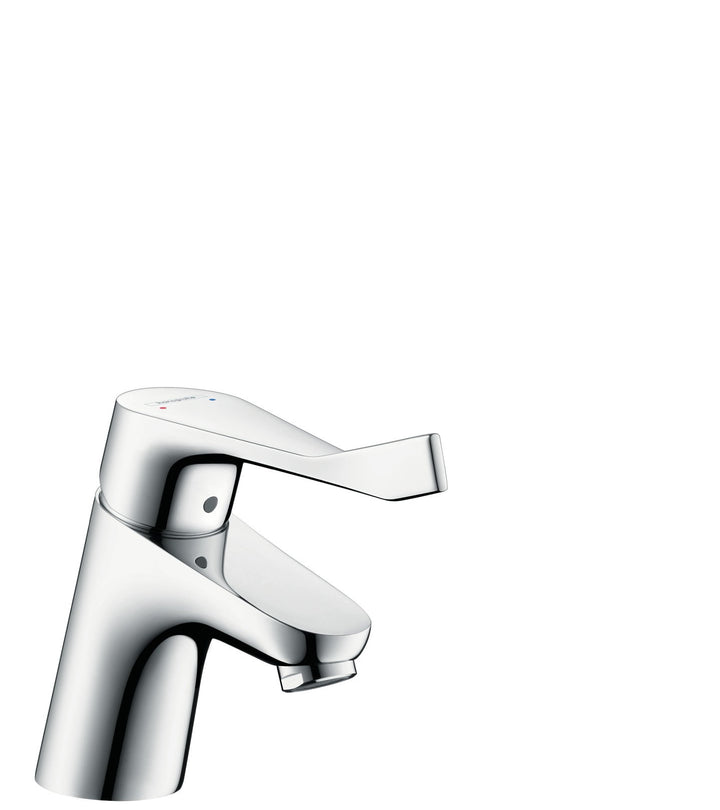 hansgrohe Wasserhahn Focus Care (Armatur mit Auslauf Höhe 70mm und langem Griff), Chrom Auslaufhöhe
