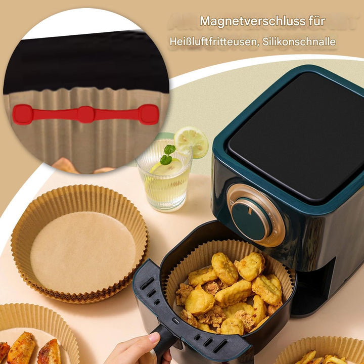4Stück Magnete Für Airfryer Backpapier, Zubehör Für Heissluftfritteusen Backpapier Befestigungsschna
