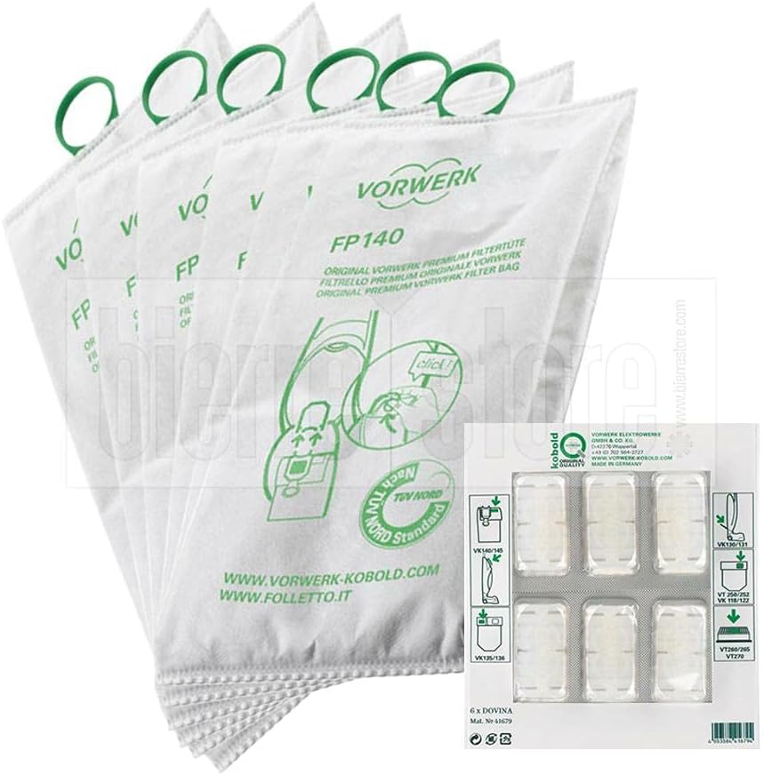 Vorwerk Original Vk 140 E Vk 150 Folletto Beutel