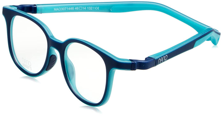 NANOVISTA Unisex Kinder Sonnenbrille 46 Bicolor Marino Mate/Turquesa, 46 Bicolor Marino Mate/Turques