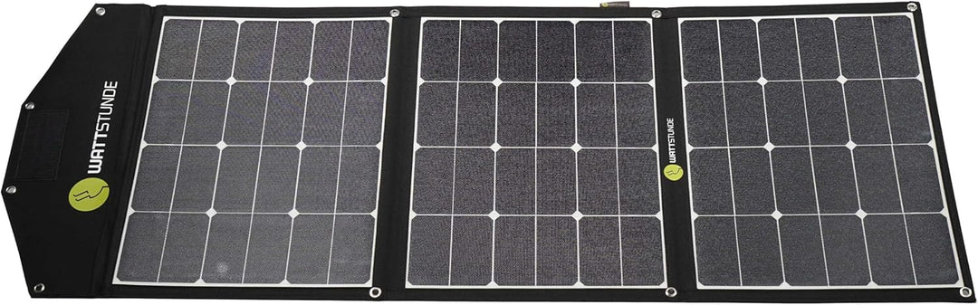 WATTSTUNDE Sunfolder Solartasche - Mobiles 12V Outdoor Solarpanel - faltbares Solarmodul ohne Ladere