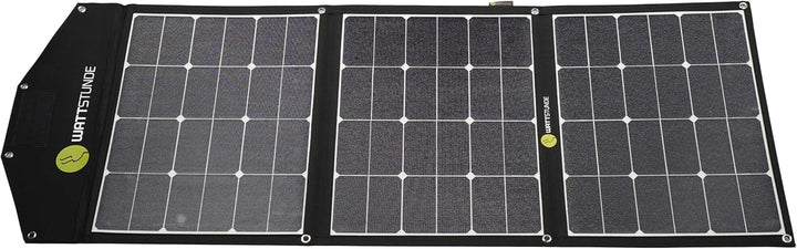 WATTSTUNDE Sunfolder Solartasche - Mobiles 12V Outdoor Solarpanel - faltbares Solarmodul ohne Ladere