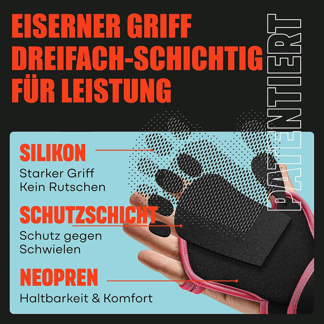 Mava Sports Belüftete Handschuhe für Männer und Frauen | mit integrierten Handgelenksmanschetten und