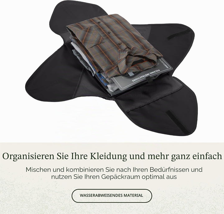 Eagle Creek Pack-It Starter Set I Garment Folder L &amp; 2 Packwürfel S+M I Knitterfrei &amp; Kofferorganisa