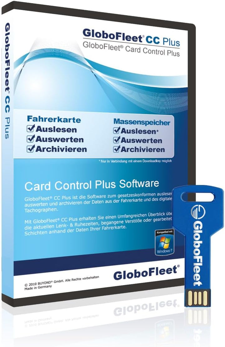 GloboFleet GF-Set-Opt-II Starter Set Optimal DK II 8 GB Set - DTCO 4 kompatibel - Win 10
