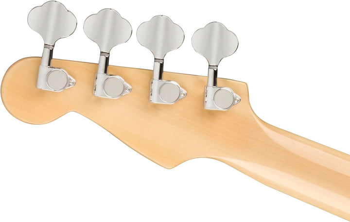 Fender Fullerton Precision Bass® Uke, Walnut Fingerboard, Tortoiseshell Pickguard, Olympic White