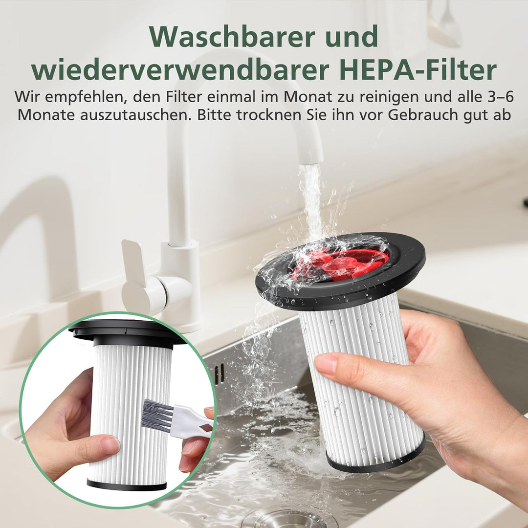 2er-Pack Ersatzfilter kompatibel mit Bosch Unlimited Gen2 Serie 8 Staubsauger, Filter für Bosch Stau