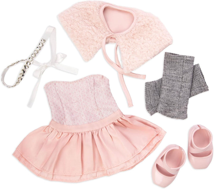 Our Generation BD31106 Doll w/Ballet Dress & Capelet, Alexa