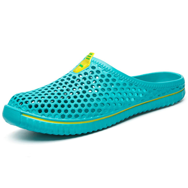 SAGUARO Clogs Pantoletten für Damen Sommer Hausschuhe Herren Aero I 40 EU Blau, 40 EU Blau