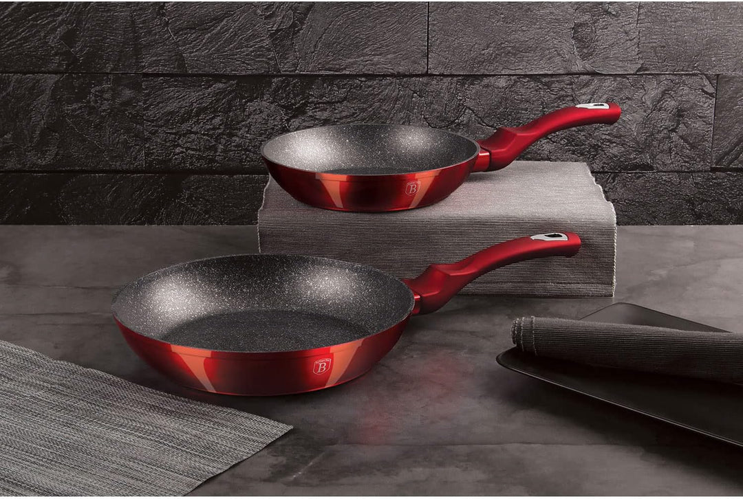 B BERLINGER HAUS BERLINGERHAUS PROFESSIONAL PRECISION Burgundy 2er-Set Bratpfannen Induktion 22-26 c