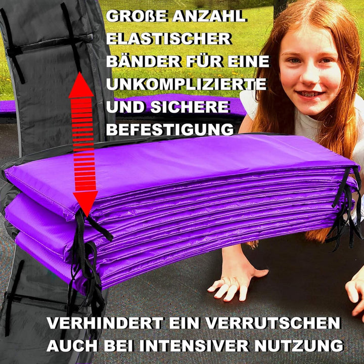 Baunsal® Trampolin Randabdeckung Ø 183 244 250 275 300 305 335 366 370 396 400 427 430 457 460 487 4