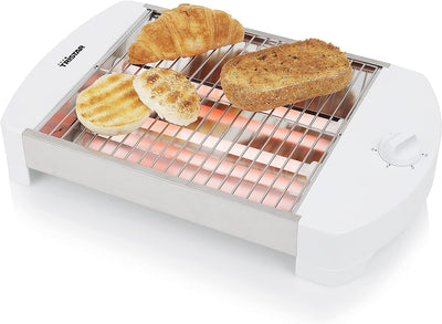 Tristar BR-2400 Flach-Toaster/ Brötchenröster mit Countdown-Timer und Krümelschublade, 400 W Brötche