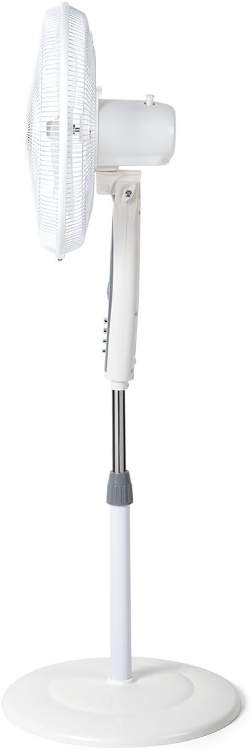 Orbegozo SF 0147 - Standventilator, 3 Stufen, Blättergrösse 40 cm, einstellbare Höhe, 50 W, Weiss