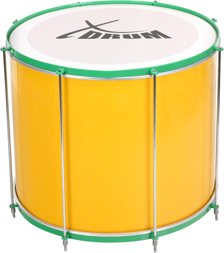 XDrum SSD-2016 Surdo Samba Trommel - brasilianische Basstrommel - Kessel aus Aluminium - 8 Stimmschr