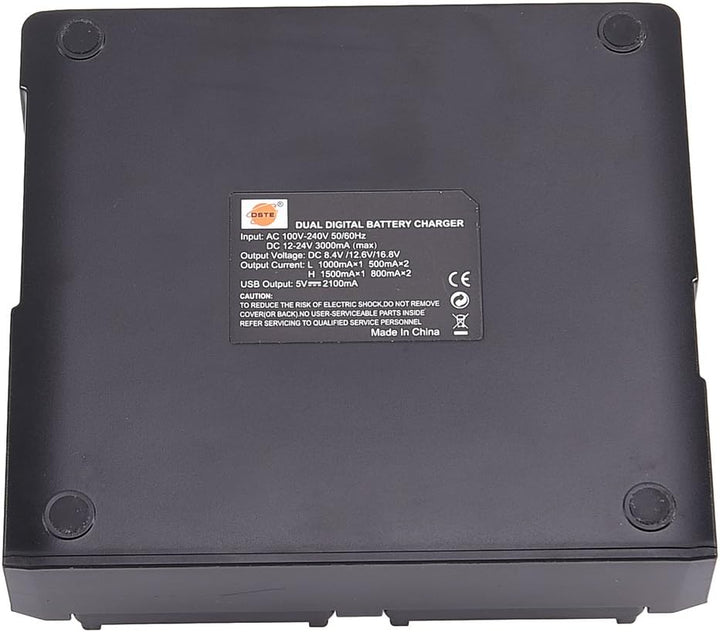 DSTE® 2 Pack Ersatz Batterie NP-F770 + LCD Dual Ladegerät Compatible für Sony NP-F750,CCD-SC5,DCR-TR