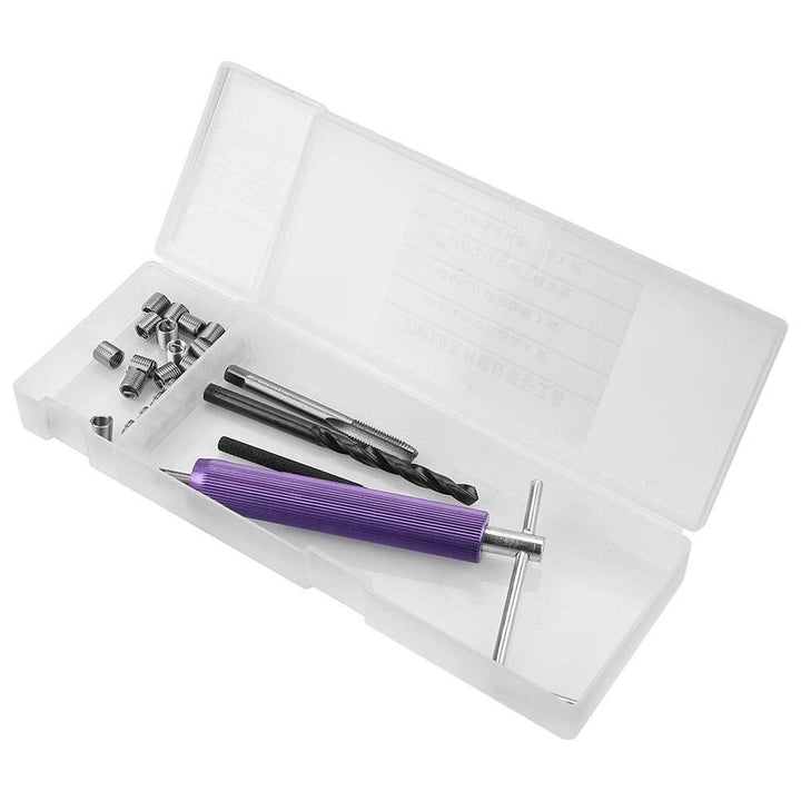 Gewindeeinsätze Reparatursatz 304 Edelstahl-Helicoil-Typ Drahteinsatz-Installationswerkzeugsatz M6 *