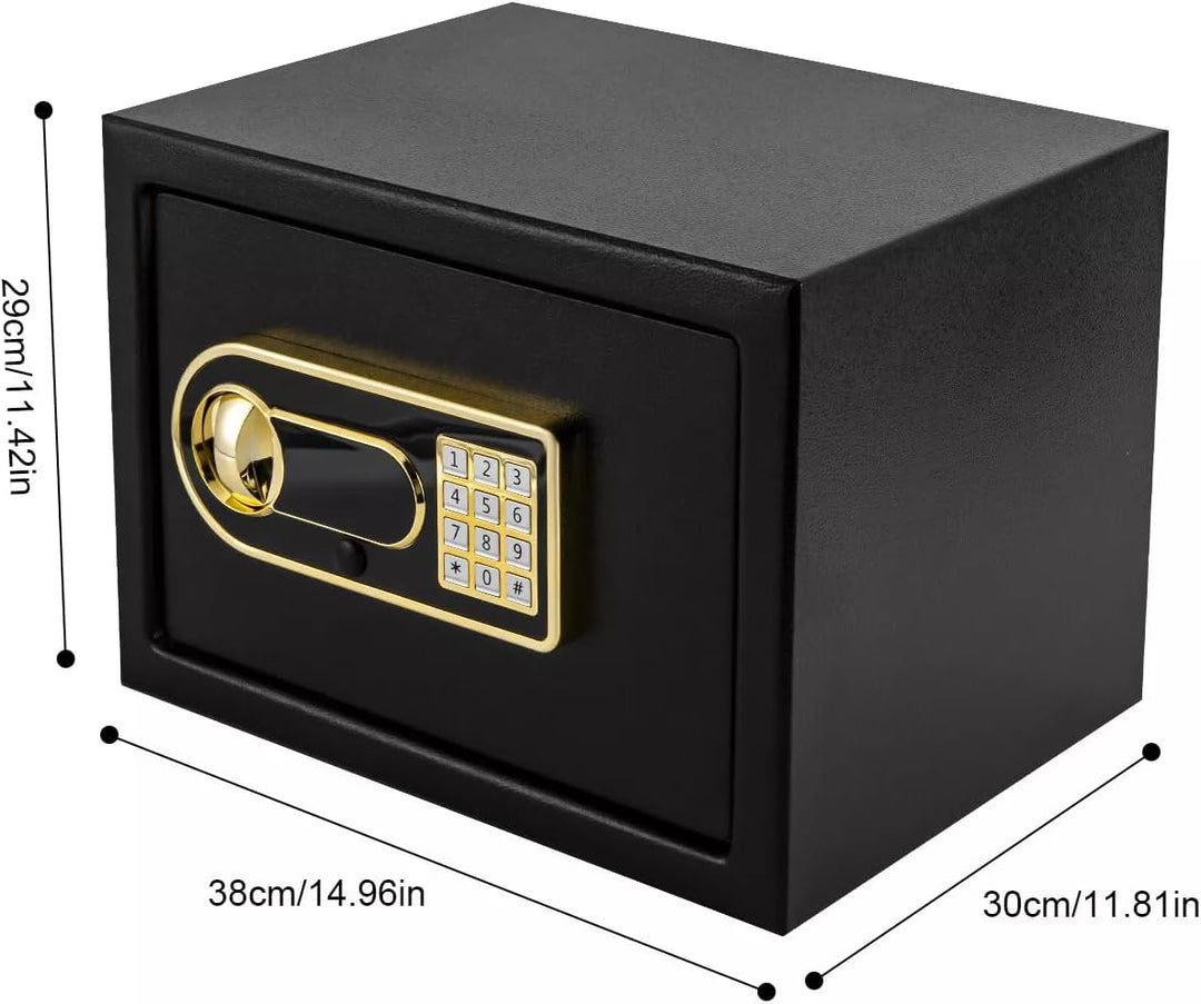 25 L Tresor Möbeltresor Safe Tresor Digitaler Tresorschrank Mit Schlüssel,Kennwort Safe Geldschran