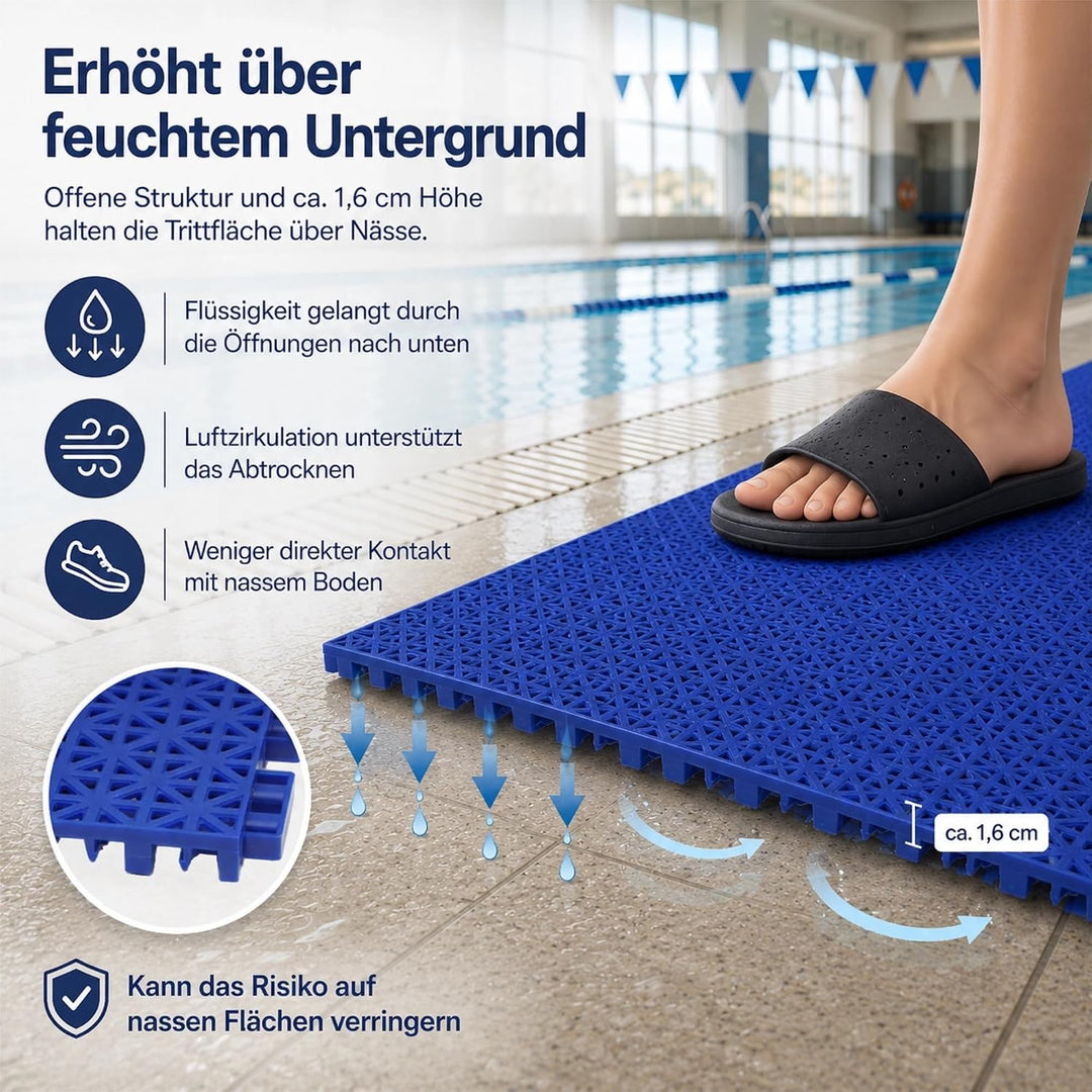 jxgzyy 24 STK Puzzlematte Set Bodenschutzmatte Sportmatte Fallschutzmatten Outdoor Gymnastikmatte Fi