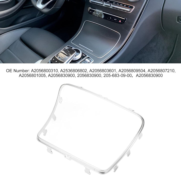 Aramox Mittelkonsolen-Getränkehalter-Verkleidung, Passend für W205 C205 S205 C-Klasse 2015–2021, Kon