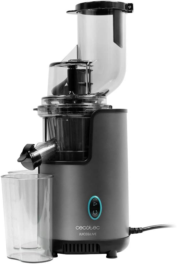 Cecotec Entsafter Juice&Live 1500 Pro, 250 W, XL-Kanal, langsame Geschwindigkeitsstufe von 45 RPM, B