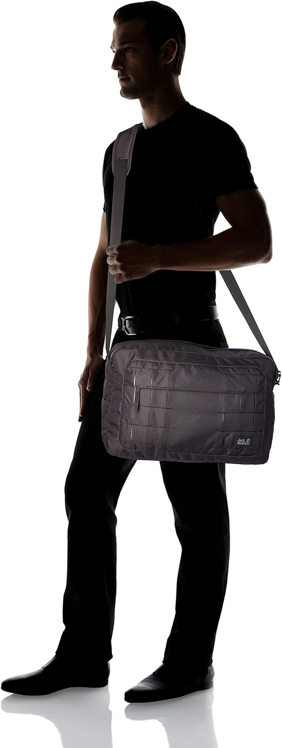 Jack Wolfskin Unisex-Erwachsene TRT Ride sac à bandoulière Umhängetasche, Schwarz (Phantom), One Siz