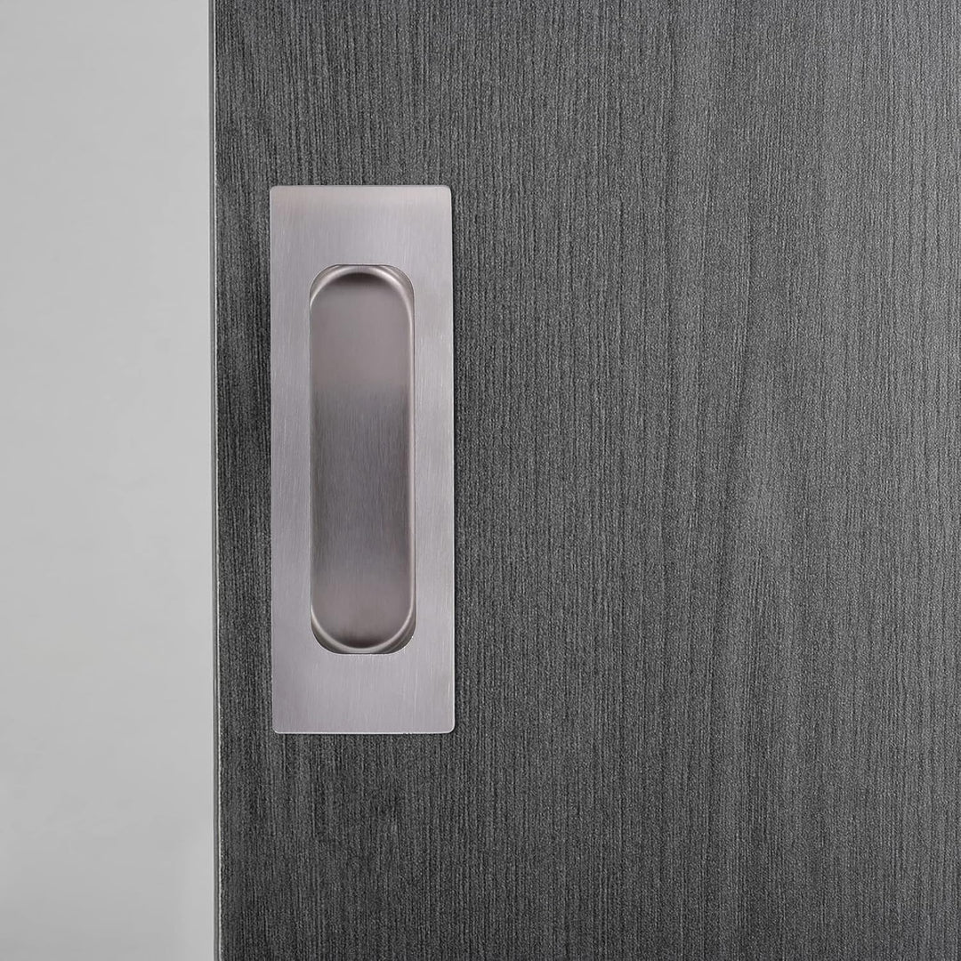 Mangsen 2 Stück Schiebetürgriff 120 * 40mm Edelstahl Muschelgriff für Schiebetüren Schrank, Schublad