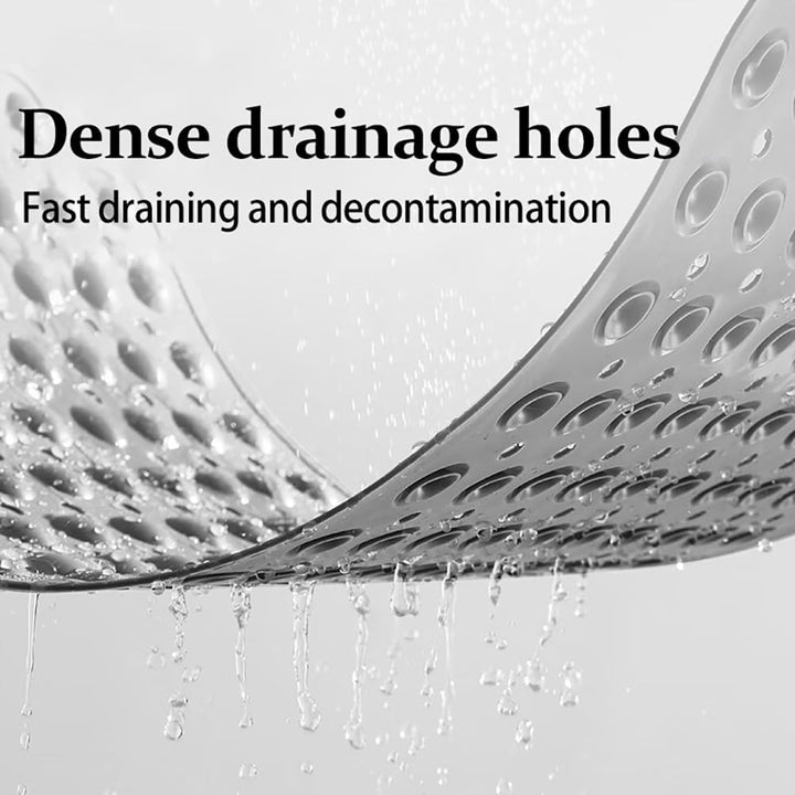 Duschmatte rutschfest 90x60cm,Antirutschmatte Dusche mit Ablauflöchern,Duscheinlage rutschfest mit S