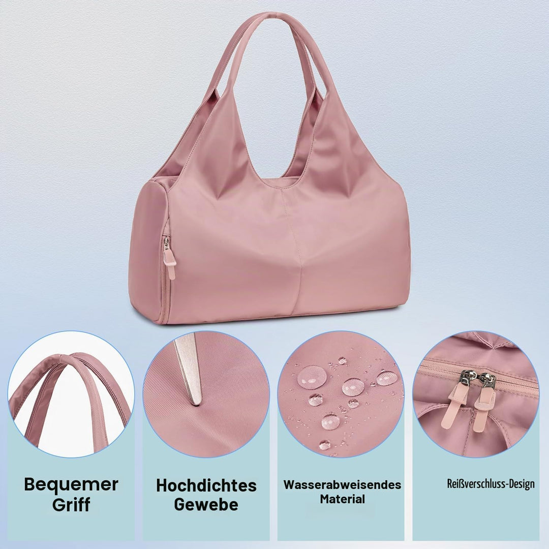 Sporttasche für Damen und Herren mit Schuhfach &amp; Nassfach Weekender Reisetasche Freizeit Handtasche