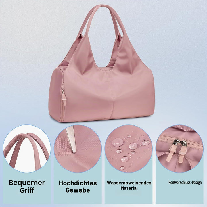 Sporttasche für Damen und Herren mit Schuhfach &amp; Nassfach Weekender Reisetasche Freizeit Handtasche