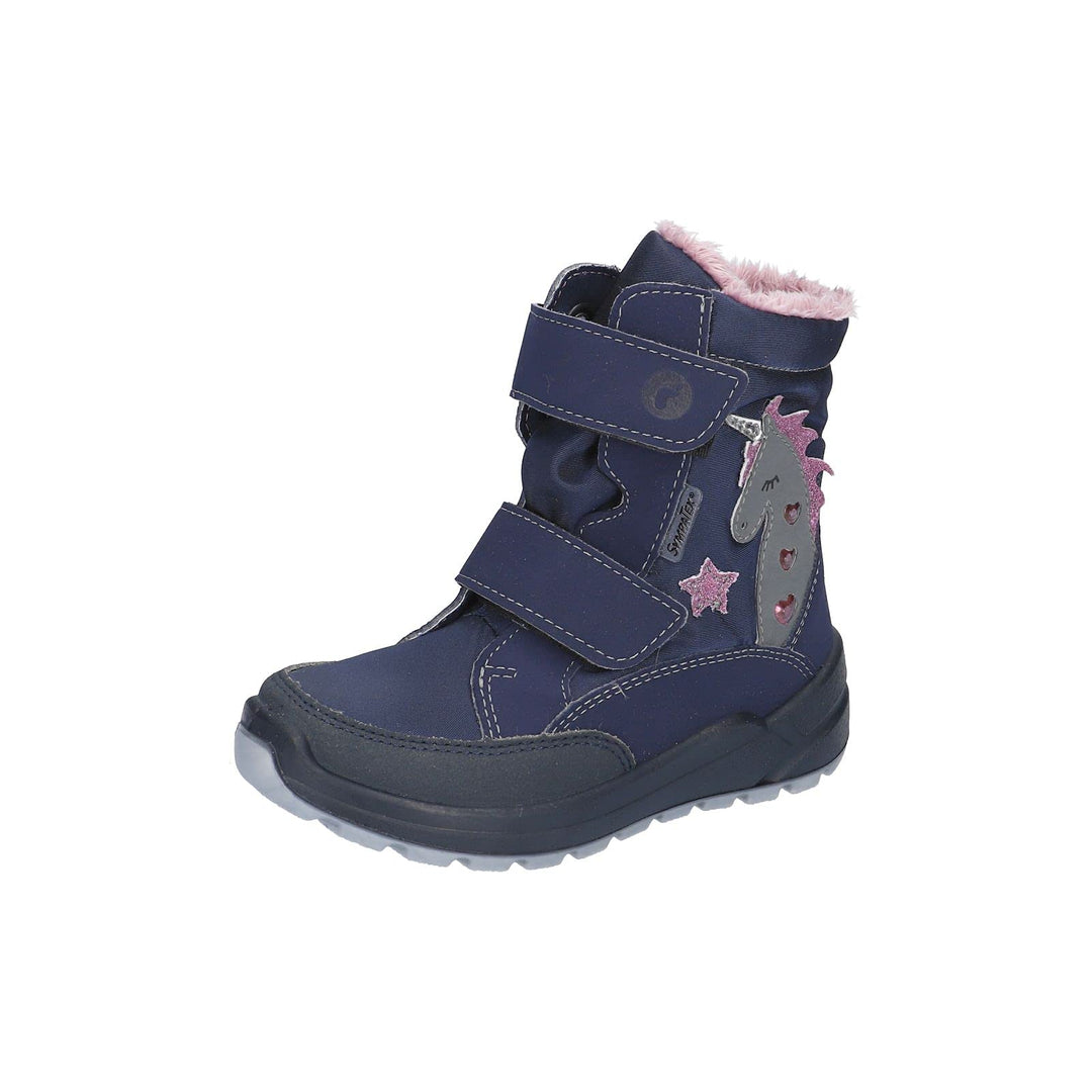RICOSTA Mädchen Winterstiefel Annika, Kinder Boots, Weite: Mittel, lose Einlage, Sympatex, Blinklich