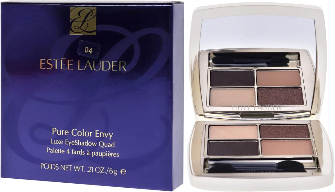 Estée Lauder Damen Pure Color Envy Luxe Eyesadow Quad Sonnenbrille, 04 Wüstenteile, Einheitsgrösse,