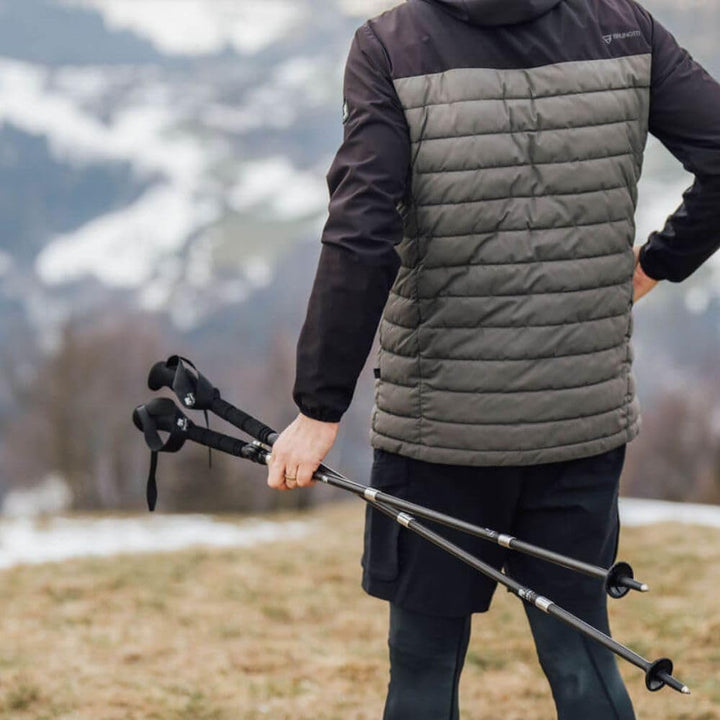 BOLLSEN 3K Carbon Extreme Wanderstöcke klappbar – Ultraleichte Carbon Trekkingstöcke, faltbar & höhe