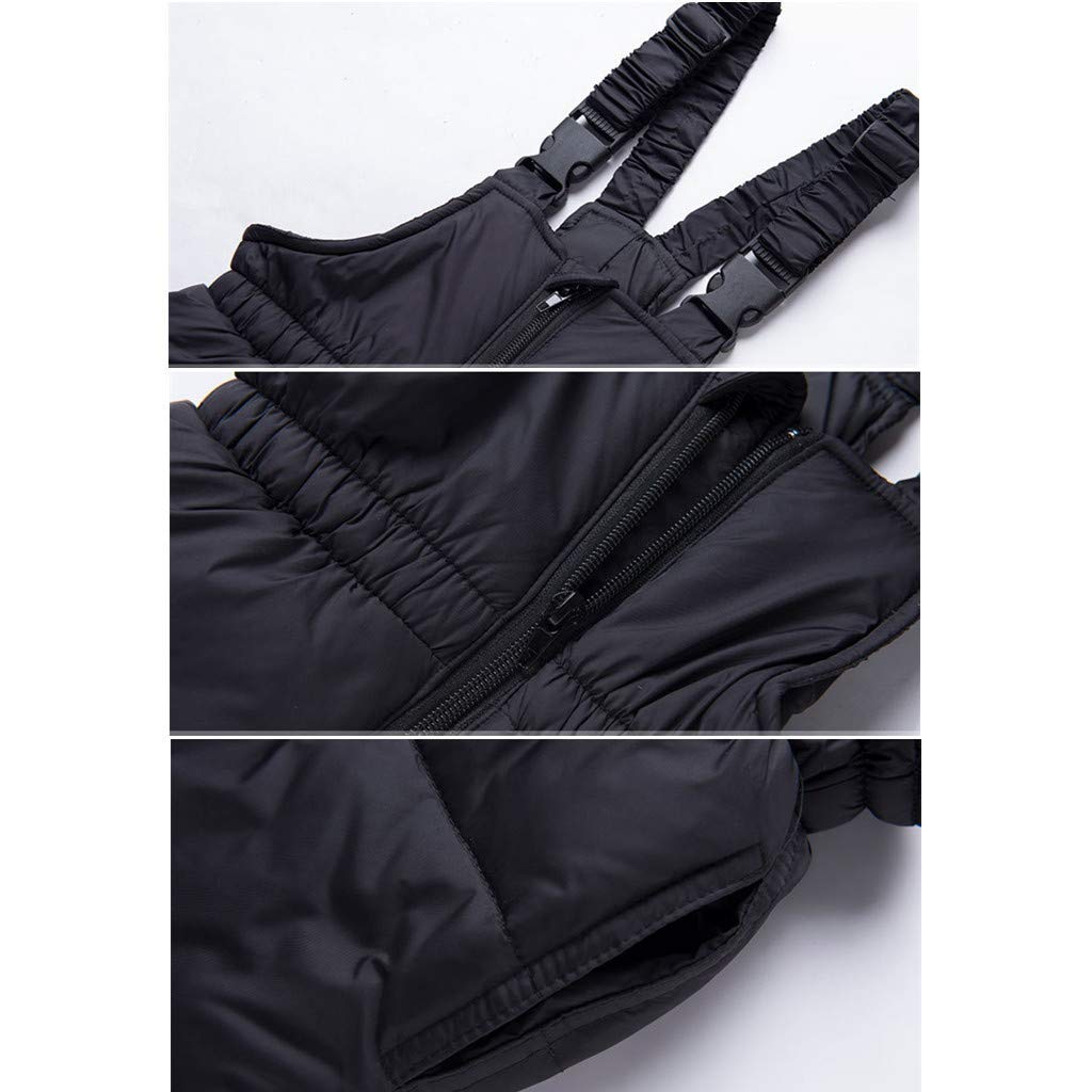 Kinder Daunenjacke Schneeanzug mit Künstliches Fell Kaputze Bekleidungsset Mädchen Jungen Verdickte