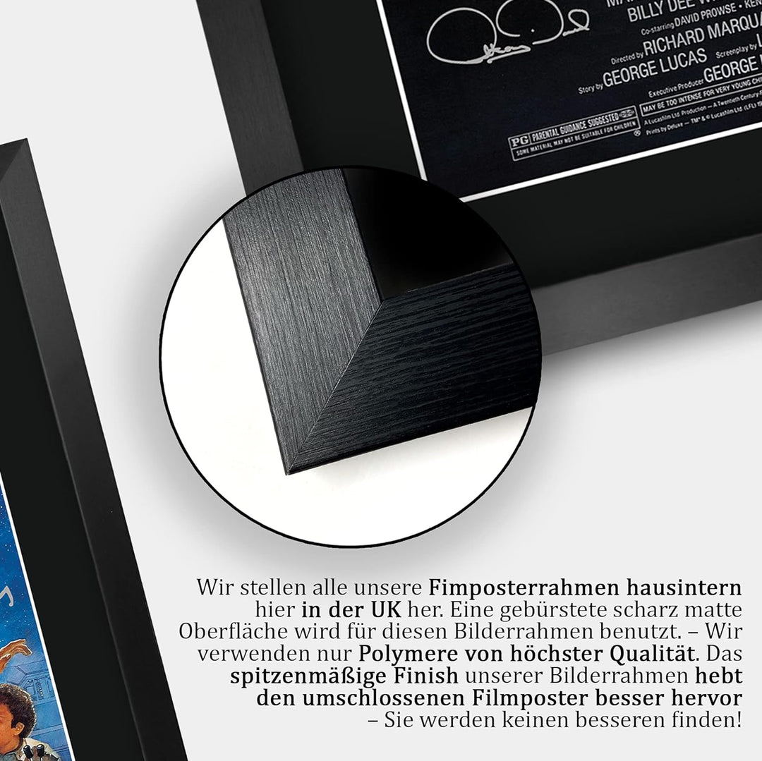 HWC Trading Star Wars Return Of The Jedi A3 Gerahmte Signiert Gedruckt Autogramme Bild Druck-Fotoanz