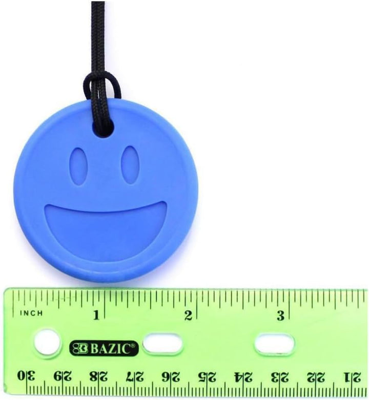 ARK Smiley Kauhalskette – Kauanhänger aus Silikon – 3 Stärkegrade – BPA-frei – Sicherheitsverschluss