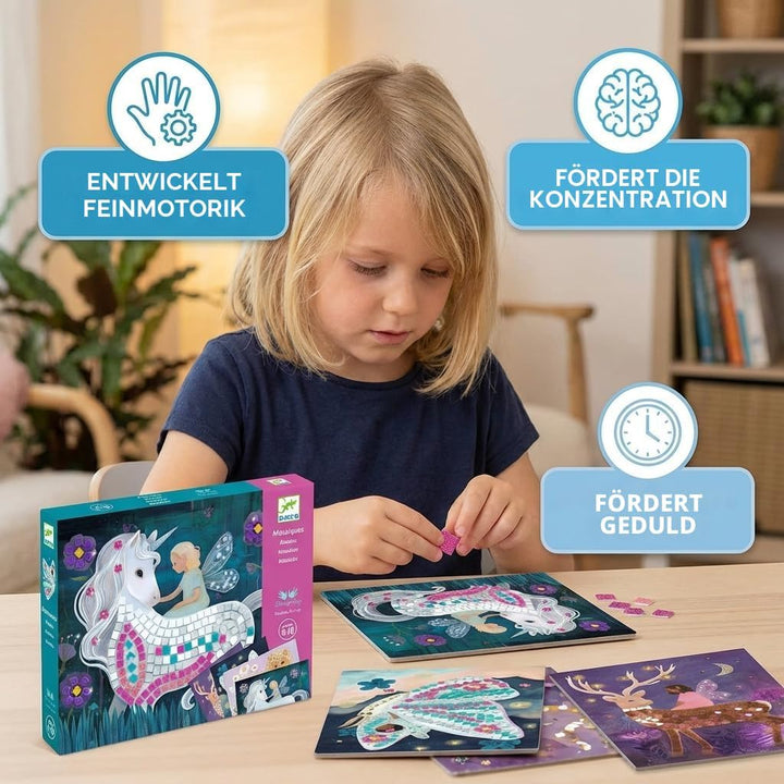 Djeco DJ09426 The Enchanted World Mosaics Set