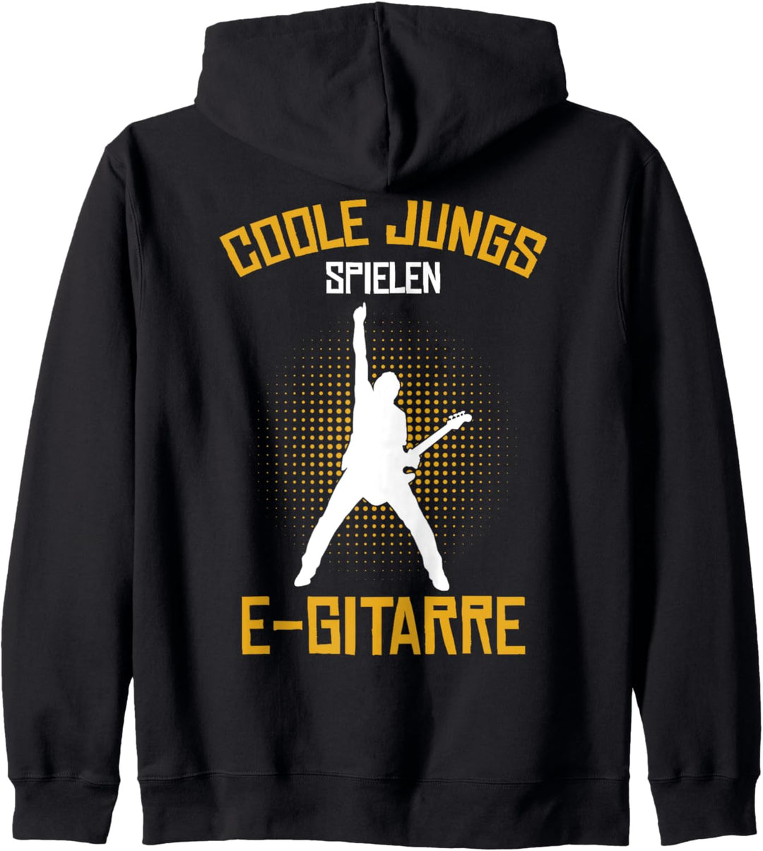 Coole Jungs spielen E-Gitarre Gitarrist Gitarre Kind Jungen Kapuzenjacke