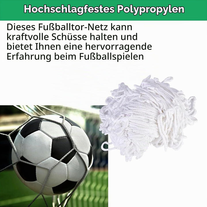 Jadeshay Fussballtornetz, Fussballtor Netz 3m x 2m Fussball Tor Net Polypropylenfaser Ersatznetz für
