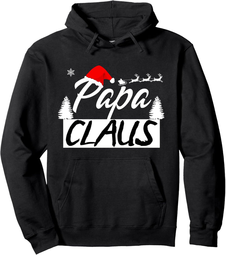 Papa Claus Lustig Weihnachtsmann Weihnachten Paar Vater Pullover Hoodie