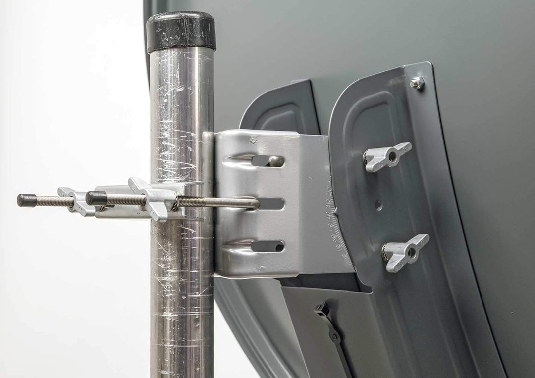 Schwaiger SPI075PA011 Aluminium Offset-Antenne 75cm, Premiumklasse, anthrazit