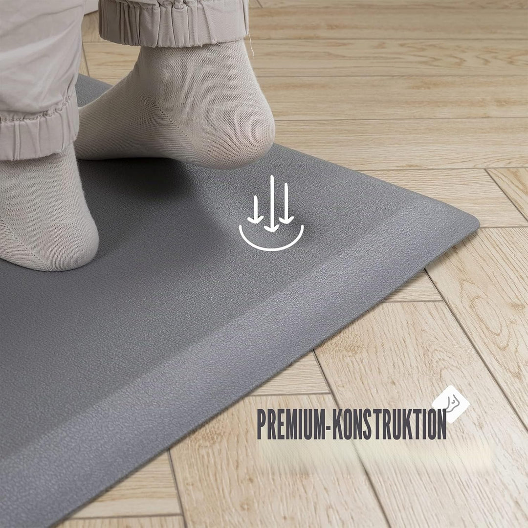 Carvapet rutschfest Küchenteppich Anti Ermüdungsmatte 20MM Dicke Küchenläufer Schaum-Stehmatten PVC