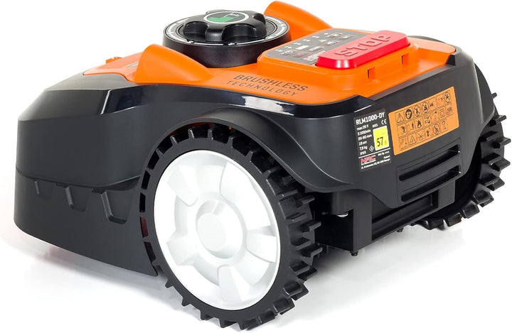 NAC NEW AMERICAN CONCEPT Rasenmäher Roboter 20V, Schnittbreite 18cm, Rasenflächen 1000qm, Schnitthöh