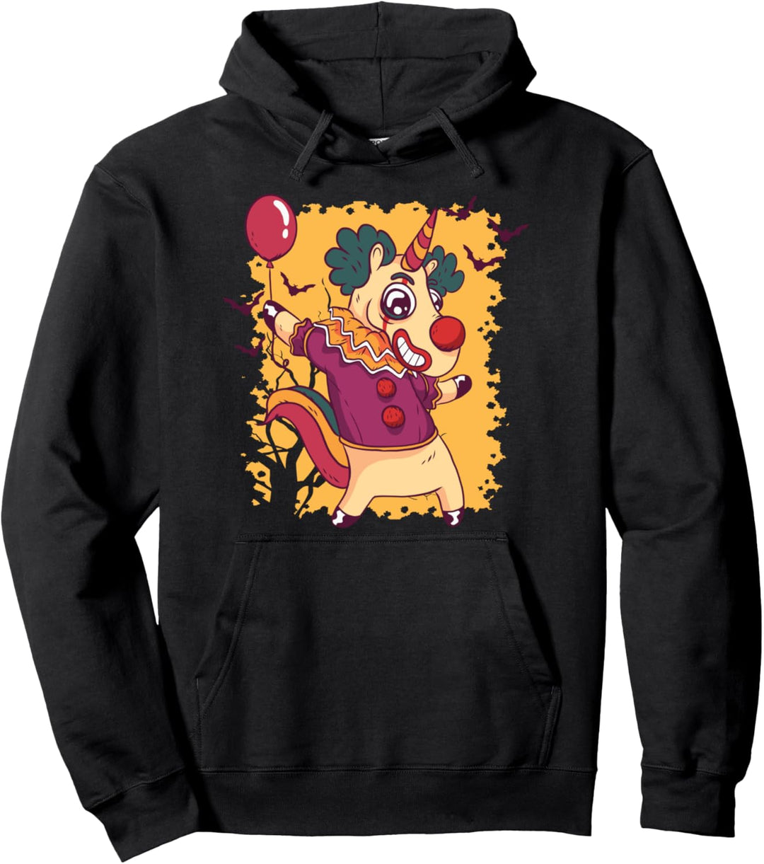 Halloween Party Einhorn Pullover Hoodie
